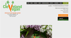 Desktop Screenshot of clevelandvegan.com