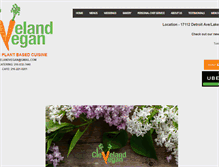 Tablet Screenshot of clevelandvegan.com